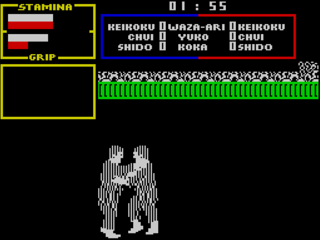 Uchi Mata - ZX Spectrum game screenshot (1987) by Martech